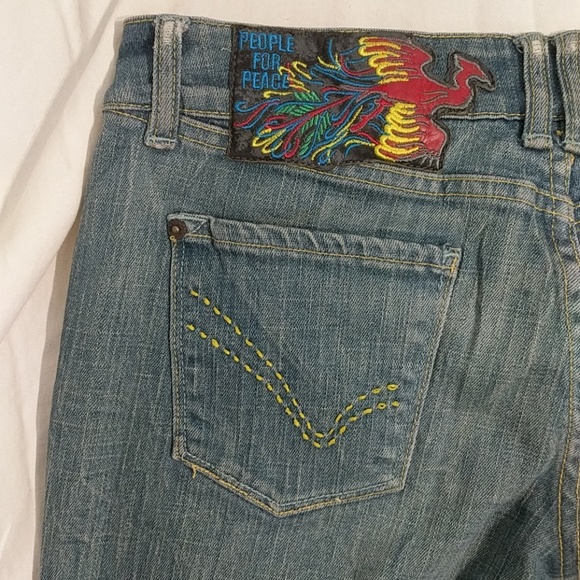 People for Peace Denim - People for Peace Embellished Flare Jeans - 31 !